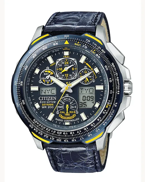 Promaster Skyhawk A-T Blue Dial Genuine Crocodile Strap JY0041-05L Promaster Skyhawk A-T Blue Dial Genuine Crocodile Strap JY0041-05L